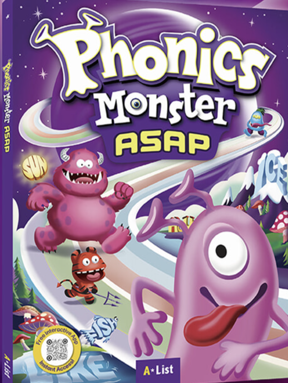 Phonics Monster ASAP 1~4 교재 표지