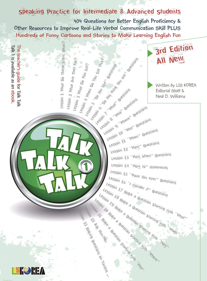 Talk Talk Talk 1-2 교재 표지